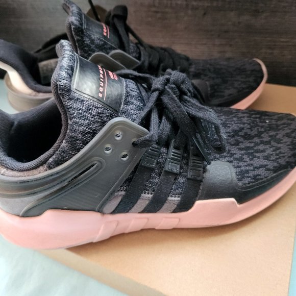 adidas eqt adv support - black pink - size 7 - Picture 7 of 9